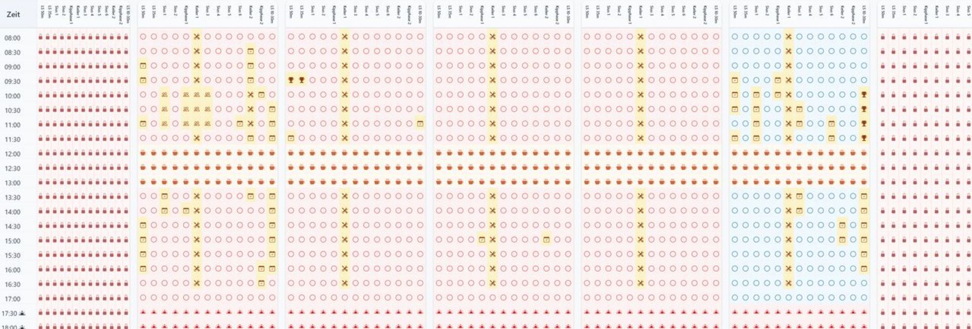 Neues Reservationssystem